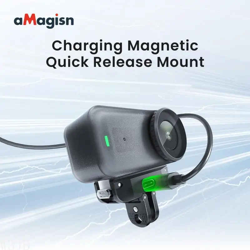 W3JB Quick Release Doppelklauen Magnetfuß Anti-Rutsch-Griff Panoramakamera-Zubehör – Detail 8