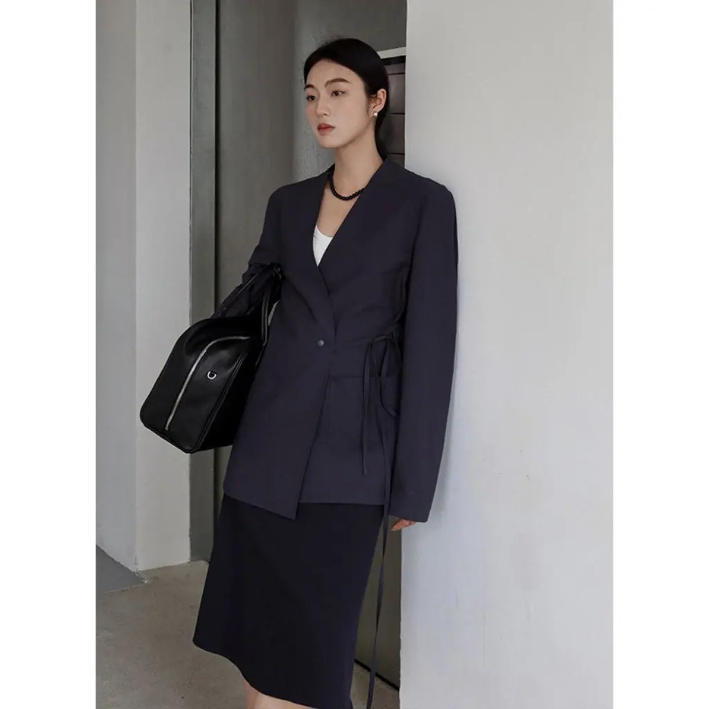 

Mulan Women's Fashion Windbreaker Coat Chinese Style Design Simple Loose Fit Top for Season