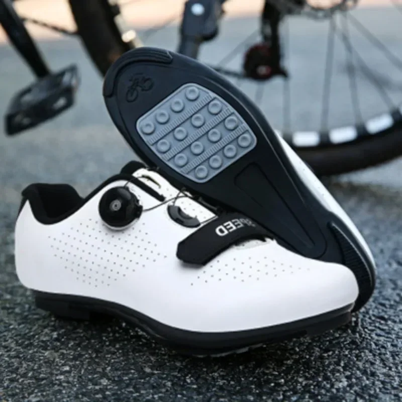 

Unisex Bike Shoes Rubber Without LockMen Without Cleats Road Bicycle Rb Speed Cycling Shoes Sneaker Flat Pedal Mtb Women