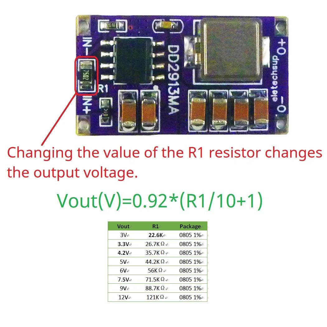 DC 5-30V to 3V 3.3V 4.2V 5V 6V 7.5V 9V 12V 36W  Power Supply Synchronous DC-DC Buck Converter Module  for 3D Printer Motor LED