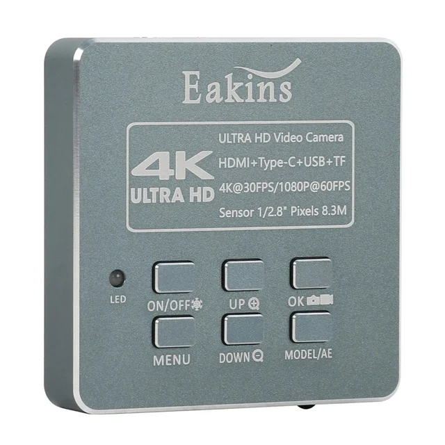 Kamera mikroskopowa cyfrowa FHD 8.3MP 1080P 4K HDMI USB PC przemysłowa elektroniczna z mocowaniem C do naprawy telefonów, procesorów, płytek PCB i lutowania