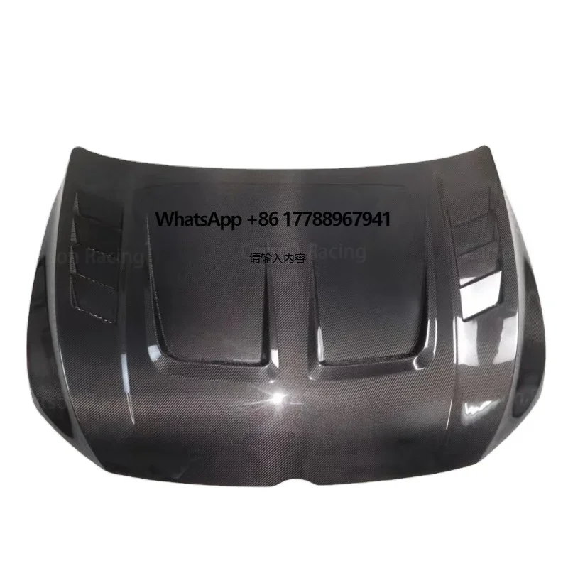 

High Quality Real Carbon Fiber V Style Hood for K8 GTI R 2020-2024 Exterior Accessories Mk8 Forge Carbon Fiber