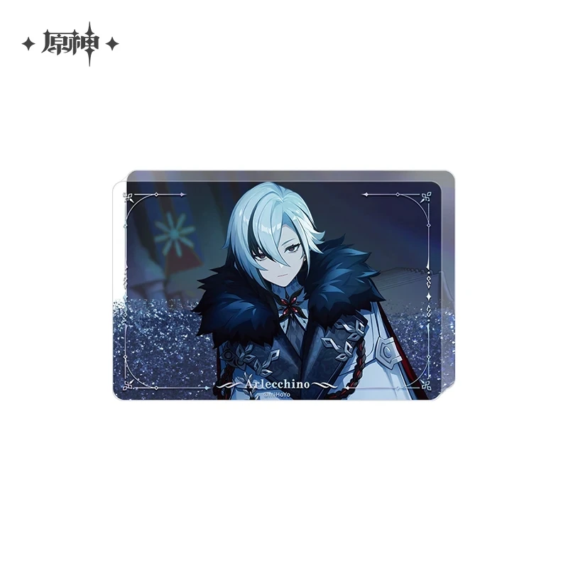 Genshin Impact Official Cosplay Winter Night Foolish Games Series Surroundings Badge Quicksand Acrylic Painting 5