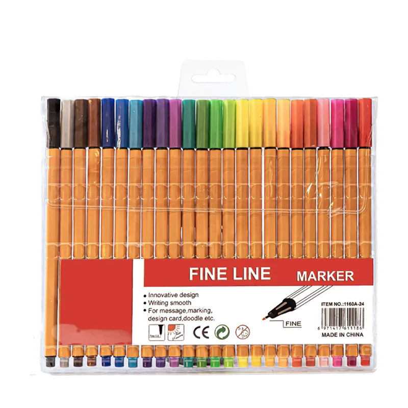 Specially Designed For Hook And Loop Pens, Fiber Fine Line Pens, Water-Based Needle And Tube Pens, Painting And Edging, Colored