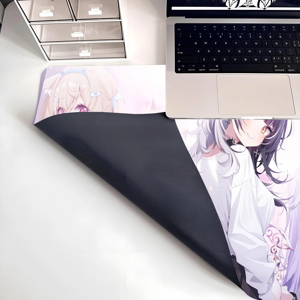 Hot Hololive Popular Virtual Artist FUWAMOCO Mousepad Large Keyboard Desk Mat Gaming Mouse Pad LockEdge Non-slip Mat