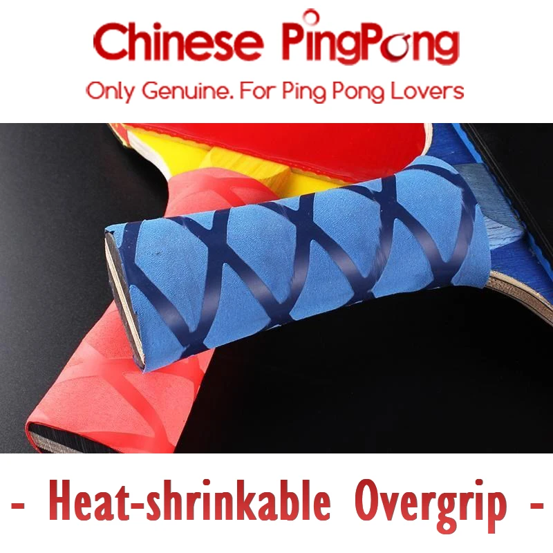 2x Table Tennis Racket Overgrip Handle Tape Heat-shrinkable Material Ping Pong Bat Grips Sweatband Accessories