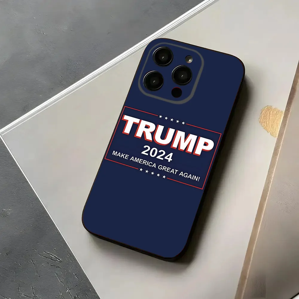 Donald Trump 2024 Phone Case For Iphone 15 11 13 14 Pro Max 7 8 Plus X Xr Xs Max Se2020 12mini Cover Case