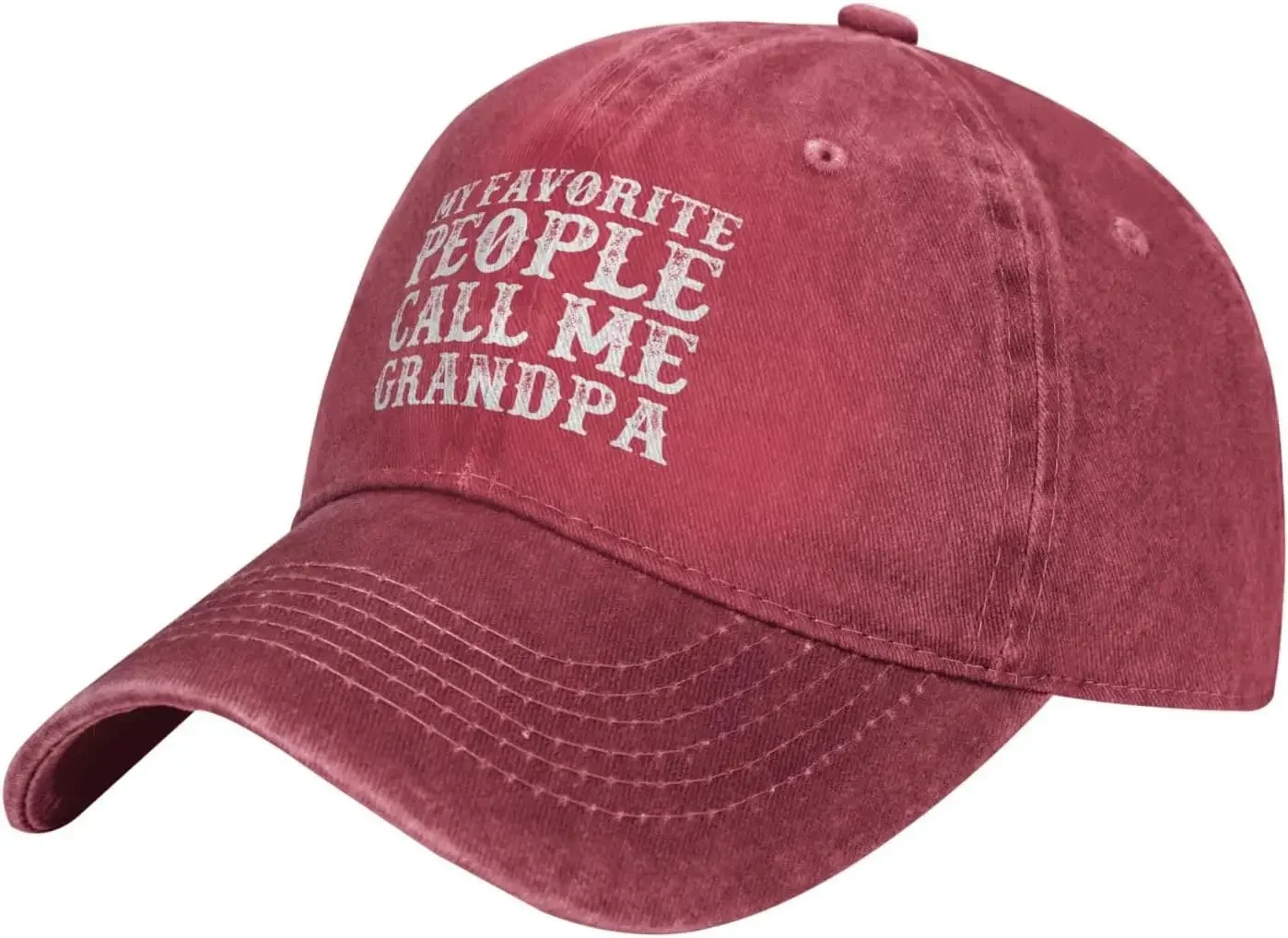 MYS Favorite People Call Me Grandpa Hat for Men Dad Hat Adjustable Hats