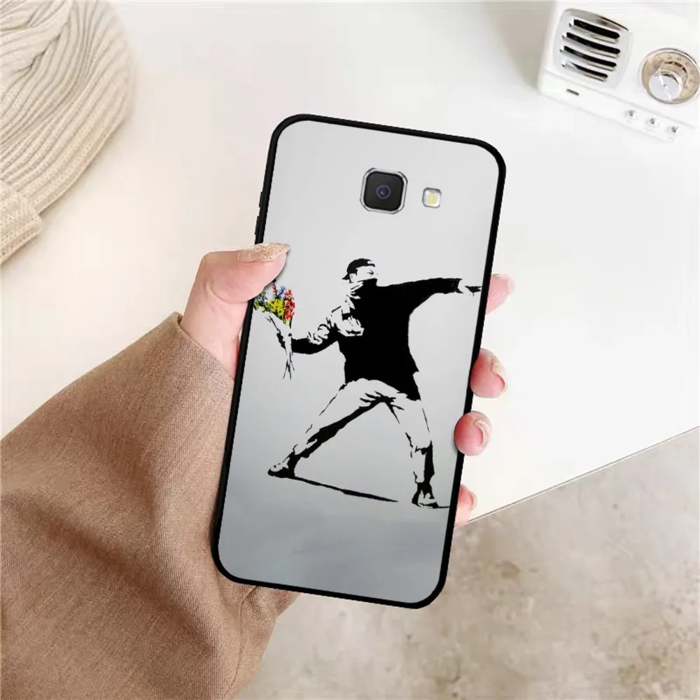 Graffiti Artist Banksy Phone Case For Samsung J 7 Plus 7core J7 Neo J6 Plus Prime J6 J4 J5 Mobile Cover