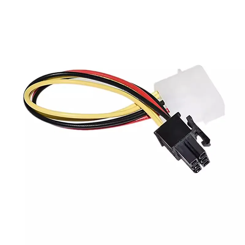 Computer Graphics Card Power Cord Dual 4PIN to 6PIN 6P to 4P Adapter Cable Single SATA to 6P pin 8P Power Cord