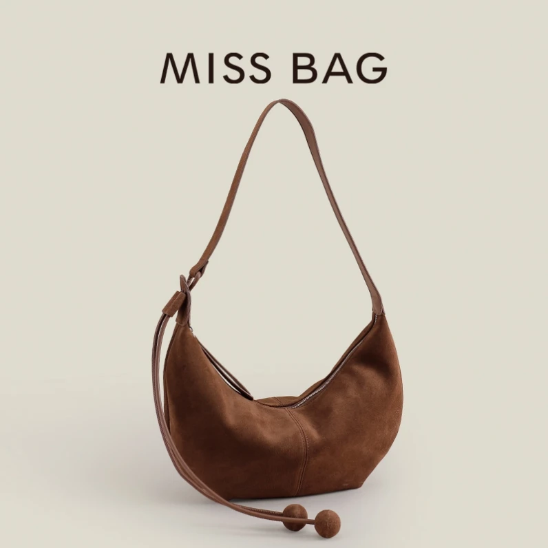 

Сумка Good Morning Miss New из матовой воловьей кожи, сумка для пельменей из натуральной кожи, сумка New Moon, сумка на одно плечо, сумка для подмышек, сумка-хобо