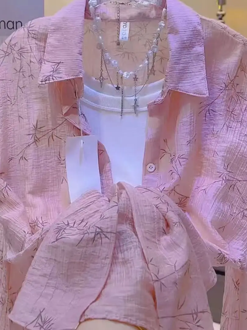 

Long Sleeve Shirts Womens Striped Button Down Lantern Sleeves Slim Fit Feminine Aesthetic Casual French Style Spring Clothing