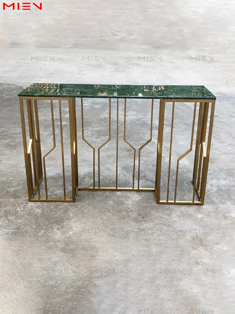 Metal Console Living Room Partition Side Table