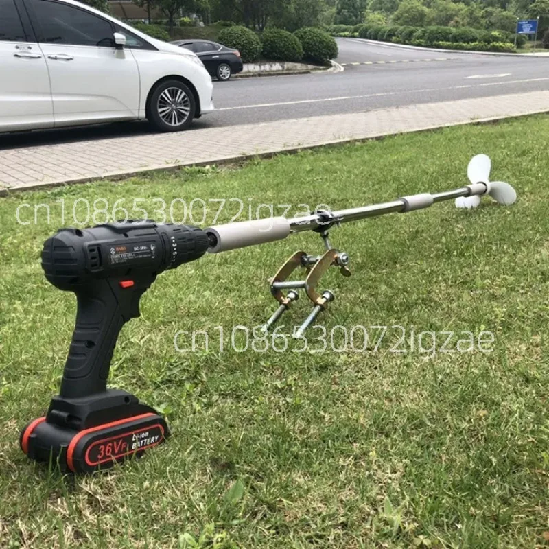 screw propeller outside 1.25M Hand-held electric drill machine inflatable boats plastic outboard engine electric paddle boat