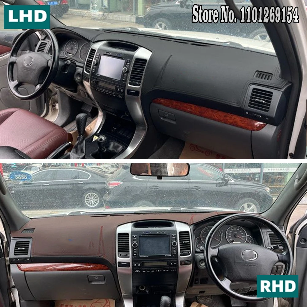 

Leather Dashmat Dashboard Cover Pad Dash Mat For Lexus GX470 GX 470 120 J120 2003 - 2009 Car Accessories Atuo Interior Anti-slip