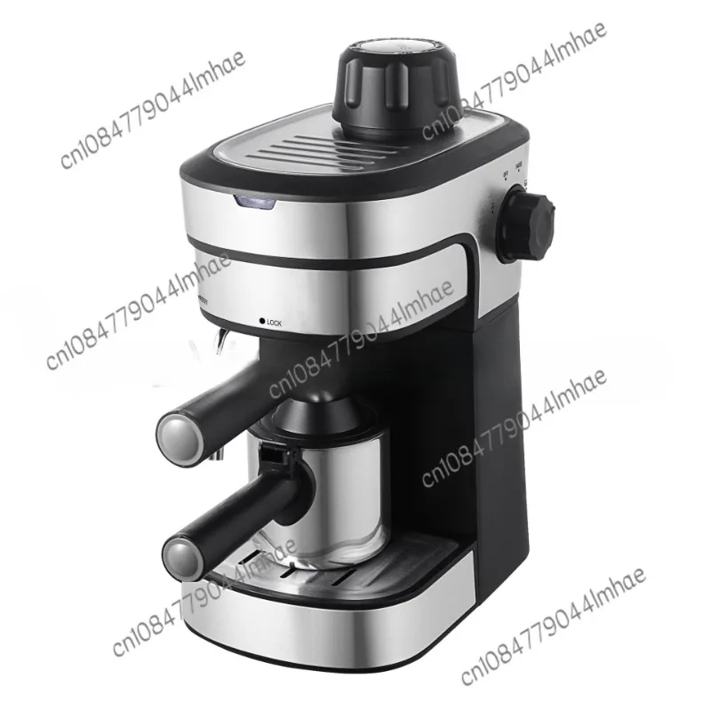 

Stainless Steel Coffee Maker Semi-automatic Milk Froth Pressure Coffee Maker Household 3.5bar Pump Household