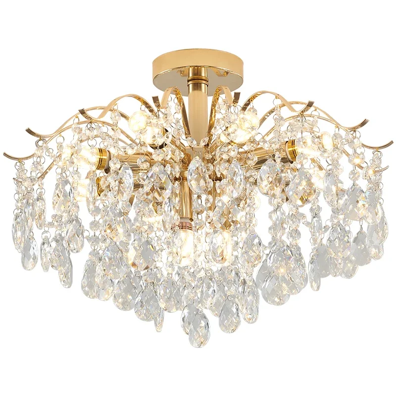 

European Crystal Chandelier Living Room Lights Luxury Dining Room Lights Bedroom Lights Villa Hall hotel Dining Room Chandelier