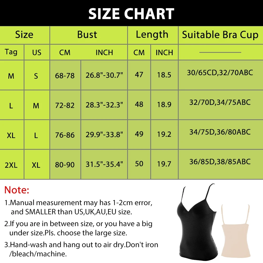 Women Comfort Casual Padded Camisole Spaghetti Solid Color Tank Top With Built In Bra Fitness Sleeveless Tube Top