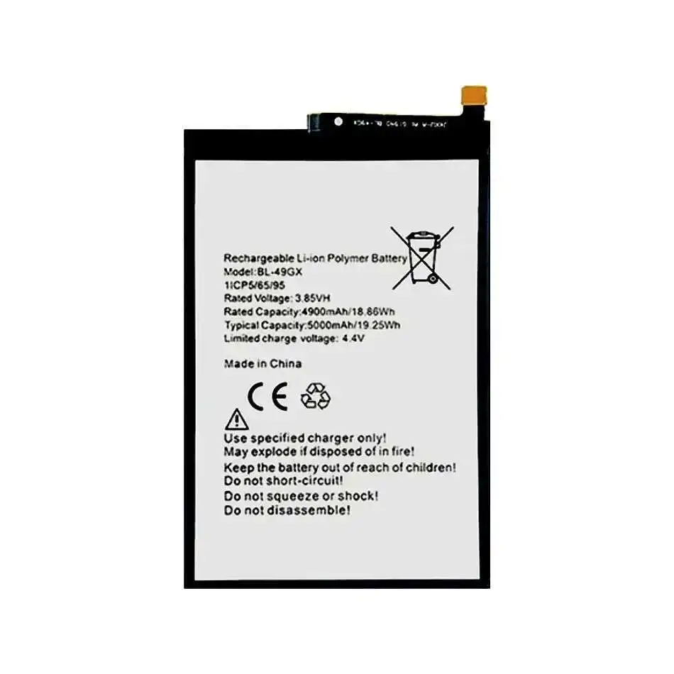 Batteria per cellulare leggera BL-49GX da 5000 mAh per Infinix X690 Nota 7 10 X657 X693 Note7 Note10 Hot 11S X6812 Zero X