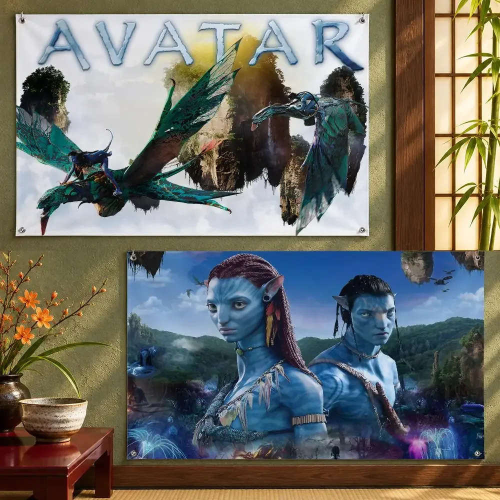 Avatar Flags Wall Hanging With 4 Grommets For Bedroom Dorm Room Garden Party