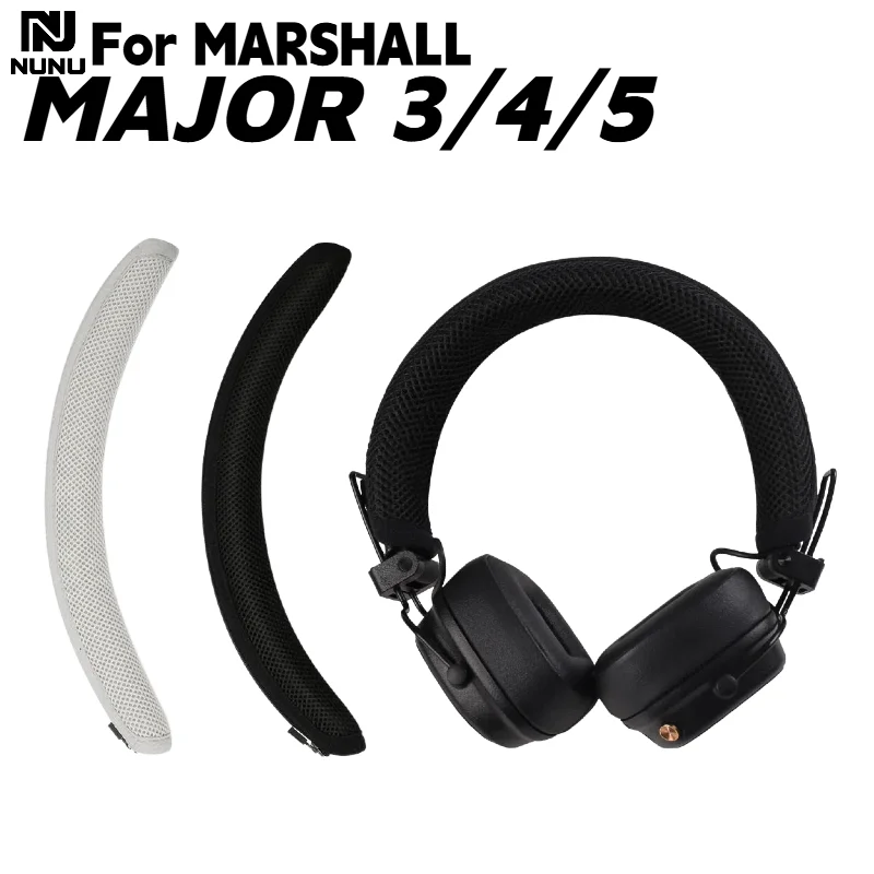 

NUNU Comfortable Zipper head beam protective cover For MARSHALL MAJOR 3/4/5 Headphones Head Beam Sleeve Cover