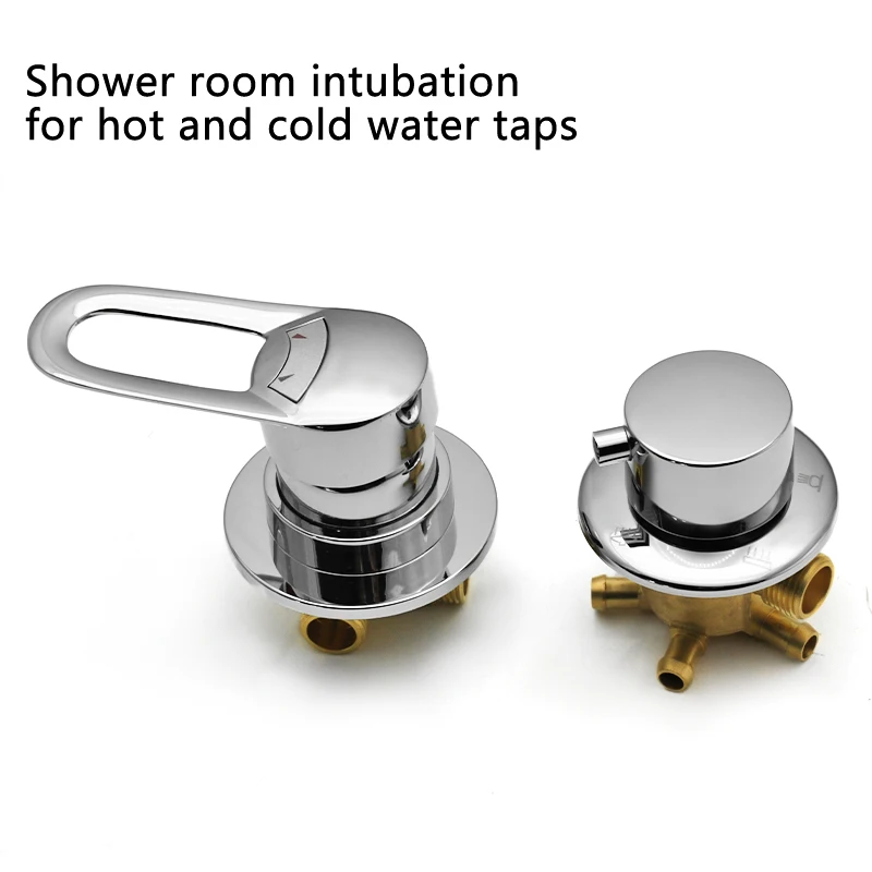 

Thermostatic Shower Mixer Tap - Anti-Scald Bathroom Faucet with Threaded Connection for Shower Room, Brass Valve & Ceramic Cartr