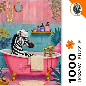 Puzzle 1000 Pezzi Per Adulti – Livello Impossibile, Mosaico Colorato, Cartone Spesso Con Lettere Sul Retro, 60,6x60,6cm