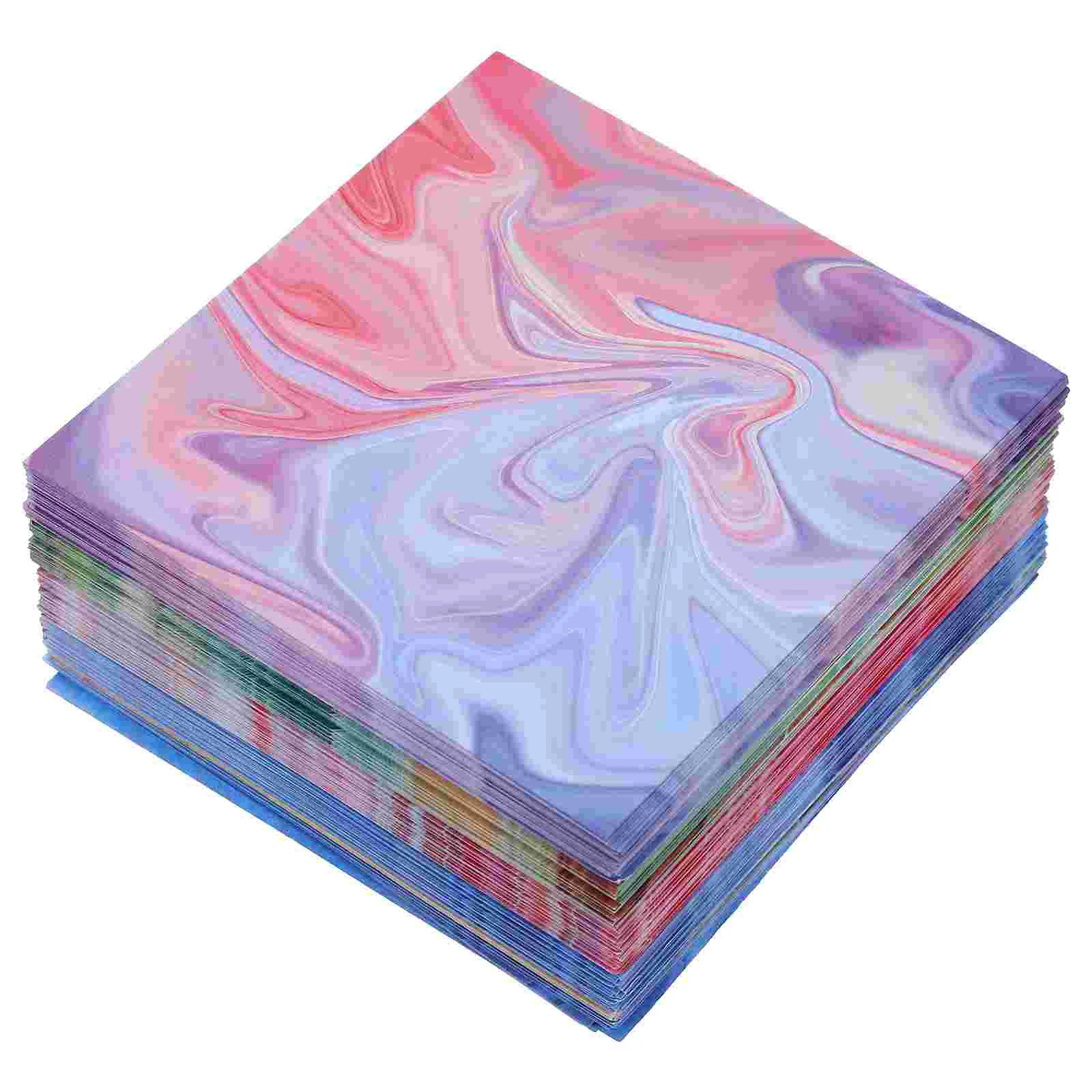 400 Sheets Paper Crane Maker Origami Handicraft DIY Colorful Papers Kindergarten Child