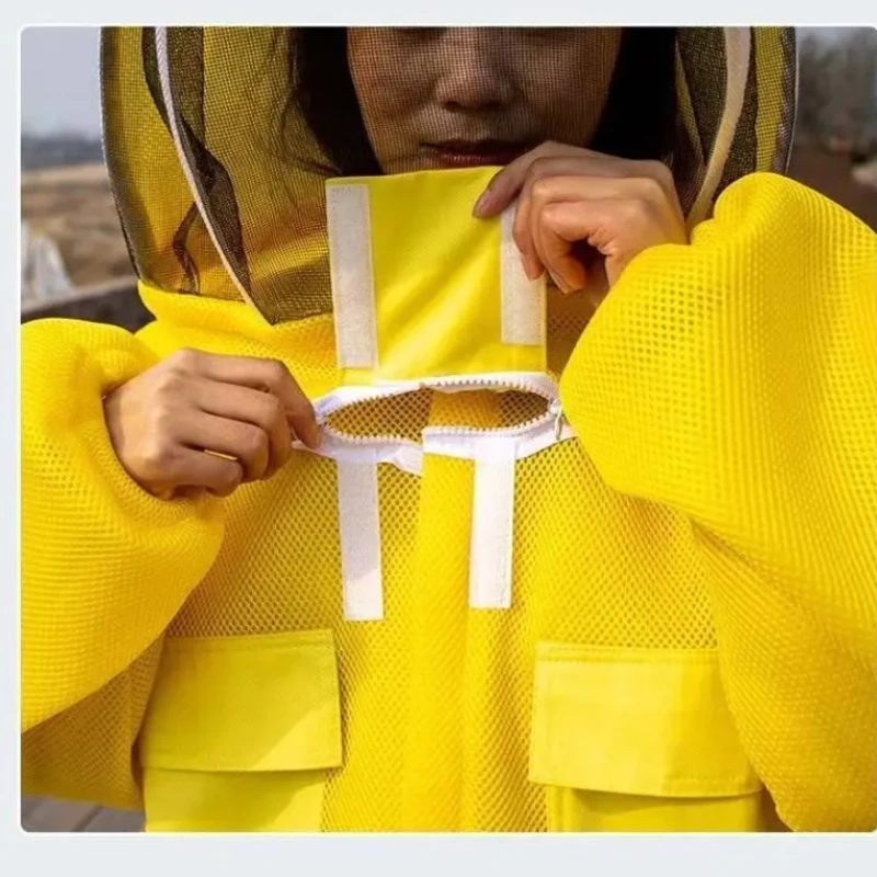 

Professional Grade 3D Air Cotton Fabric Full Body Beekeeping Protective Clothing Beekeeper Suits Equipment Bee Suit