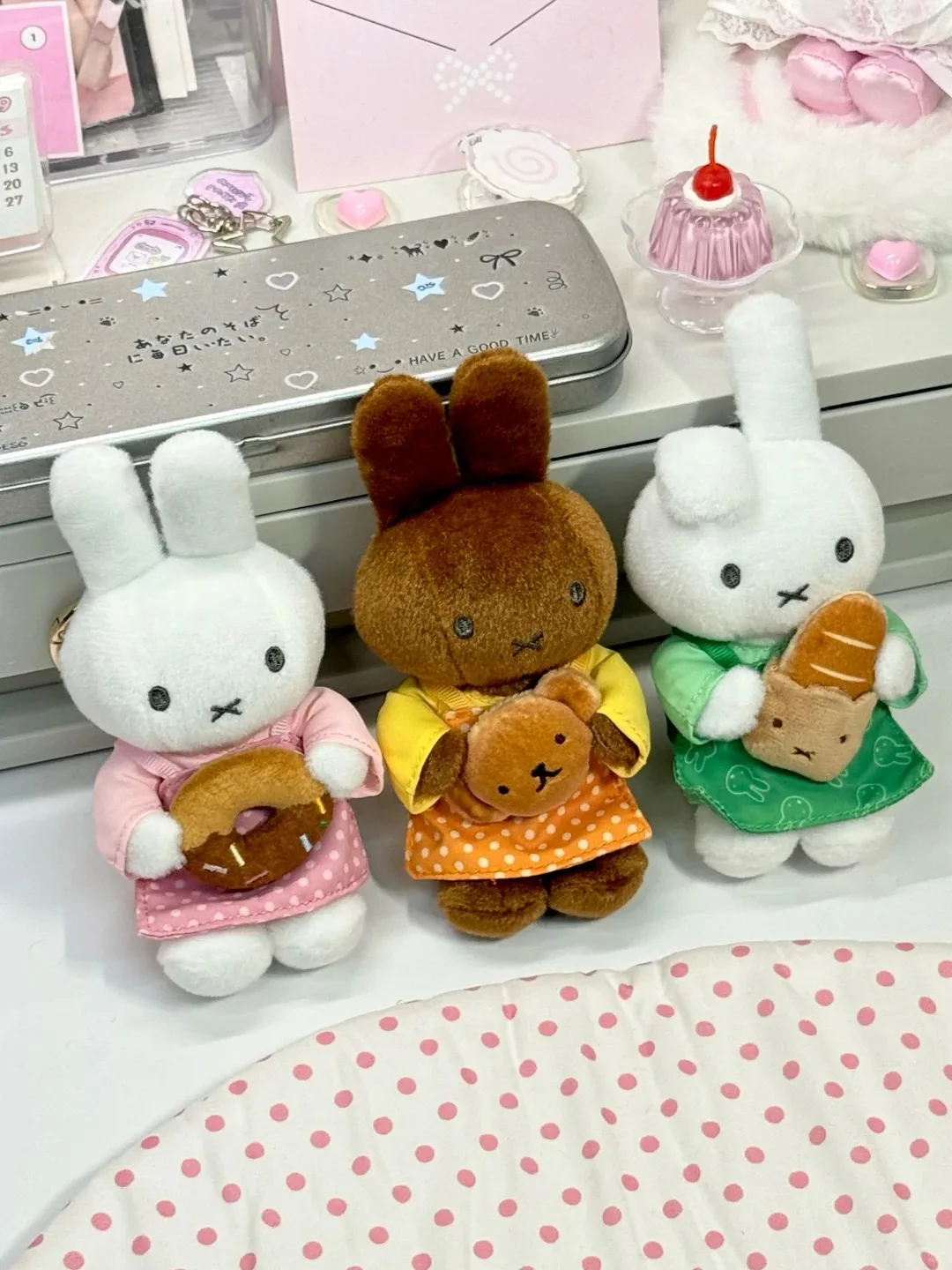Miffy Official Bakery Series Plush Keychain Blind Box / Charm Blind Box - Fashion Trendy Toy Birthday Graduation Gift For Girls