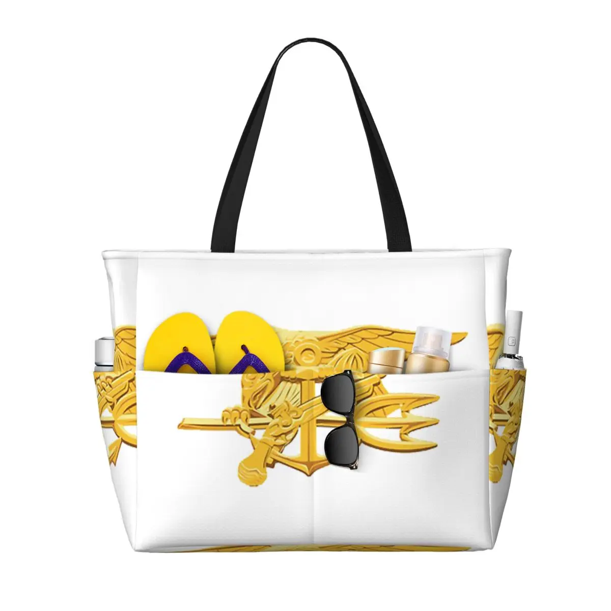 

Navy Seals Badge Beach Tote Bag Sport Gym Yoga Duffle Large Tote Bag Women Travel Bag Fitness bag