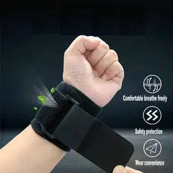 Wrist Supports Protector 1PC Sport Wristband Adjustable Men Women Fitness Gym Wrist Brace Injury Wrap Bandage Support Safety