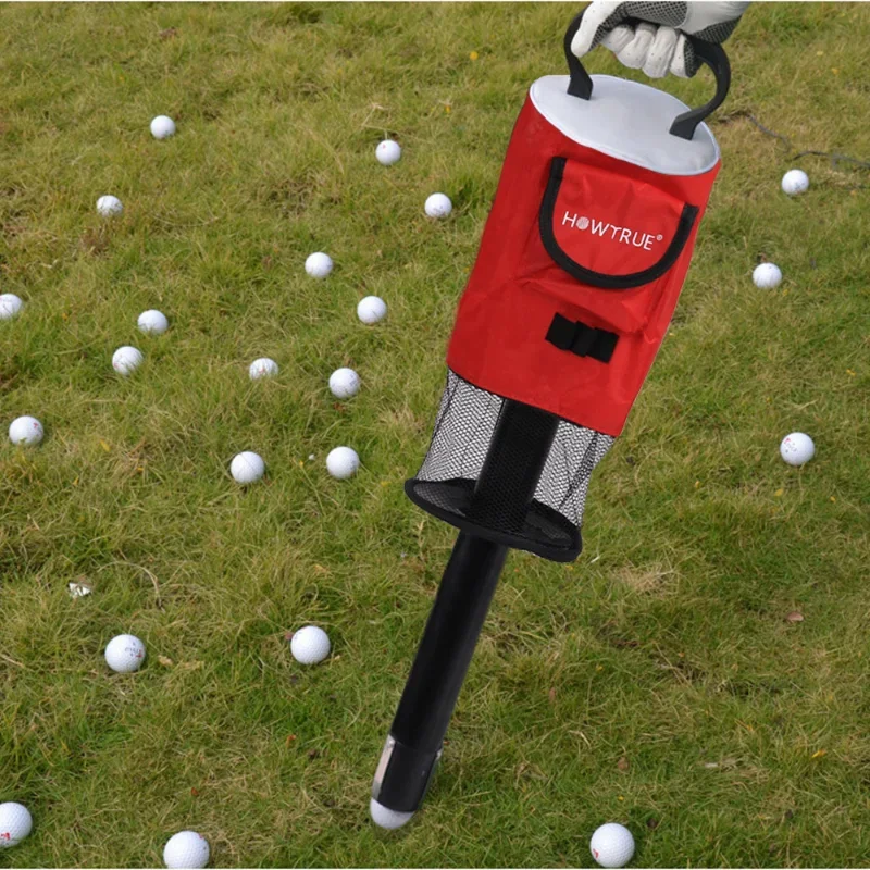 Golf Ball Retriever Bag Portable Golf Ball Shag Bag Ball Picker Easy To Pick Up The Ball Hold Up To 60 Balls Golf Accessories