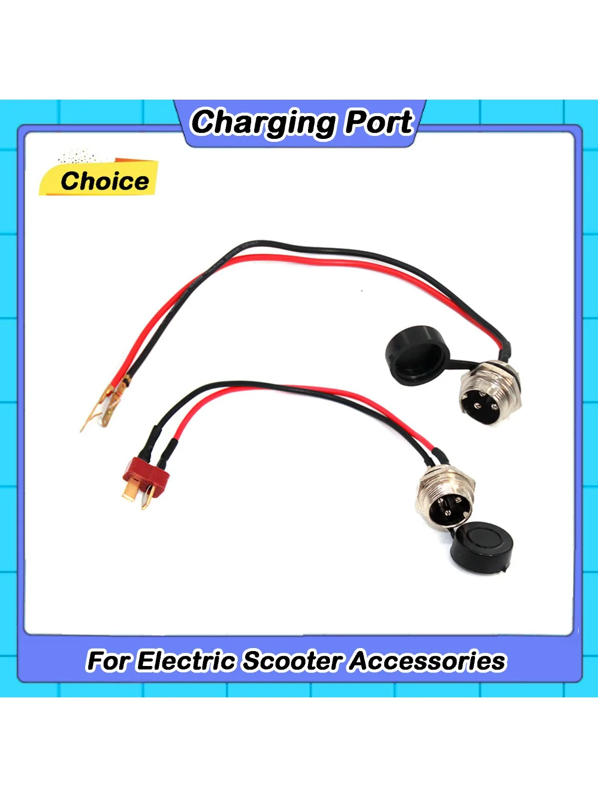 AliExpress NONE Charging Port Power Cable Charging Socket Port Plug For Electric Scooter KUGOO M4 PRO Speedway Scooter Citycoco E-Bike Parts