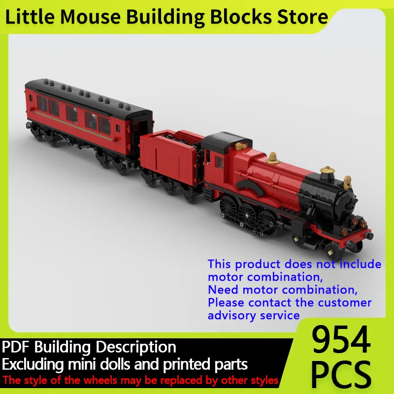 

City Car Model MOC Building Bricks Popular Movie Express Train Modular Technology Gifts Holiday Assemble Children Toys Suit