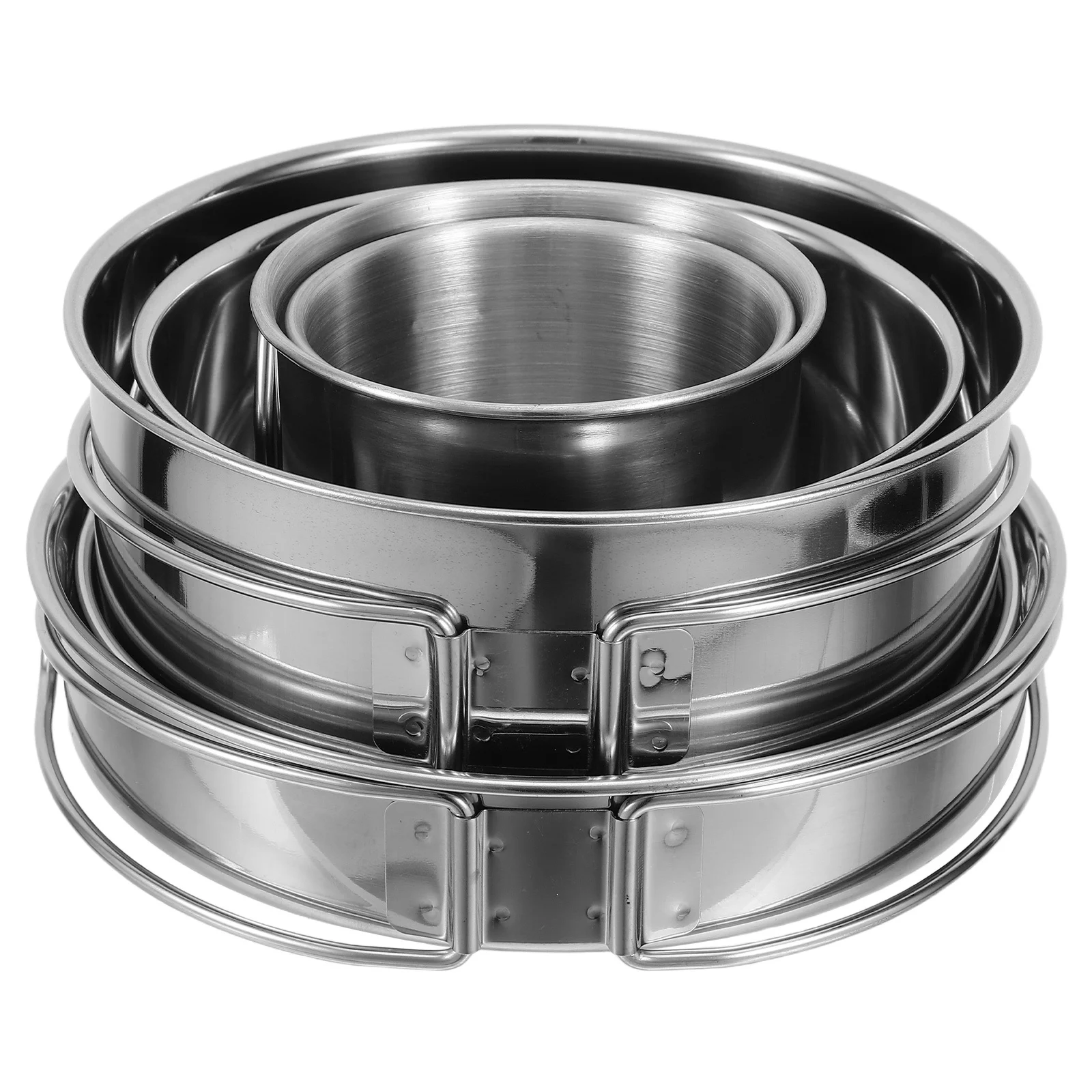 

1Set Folding Outdoor Cutlery Stainless Steel Camping Cookware Set Portable Lightweight Hiking Backpacking Tableware Kit Picnic