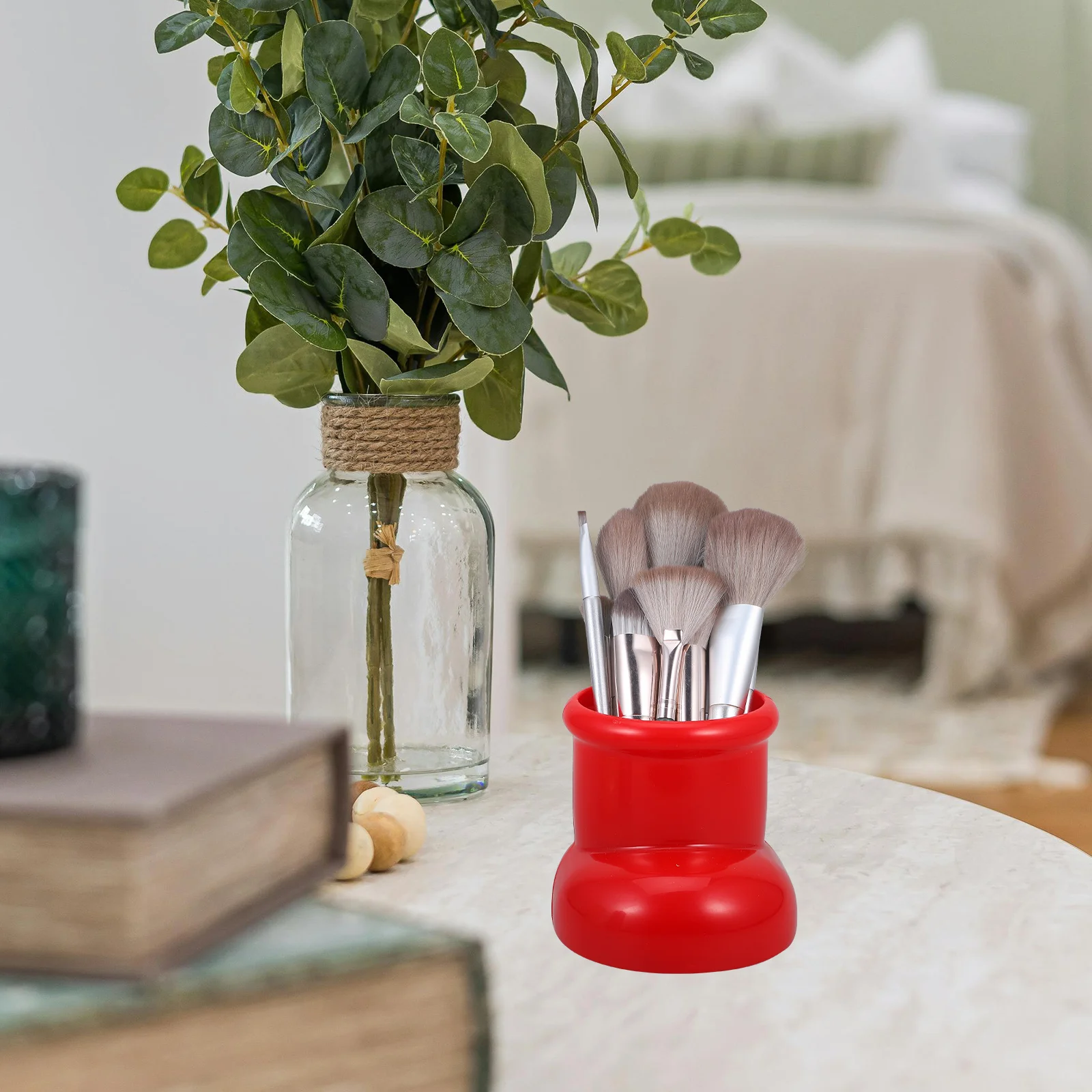 

2Pcs Brush Organizer Creative Boot Style Pencil Dispenser for Desk Makeup Tools Storage Pencil Cup Holder