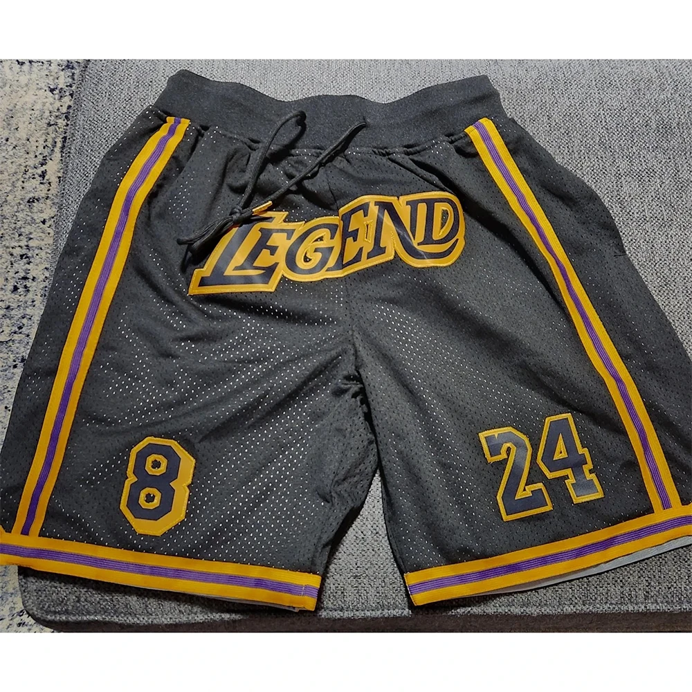 

2026 Summer Hot Selling Men's Legend 8/24 Sports Basketball Shorts Quick drying Breathable Loose Fashion Match Oversized Shorts