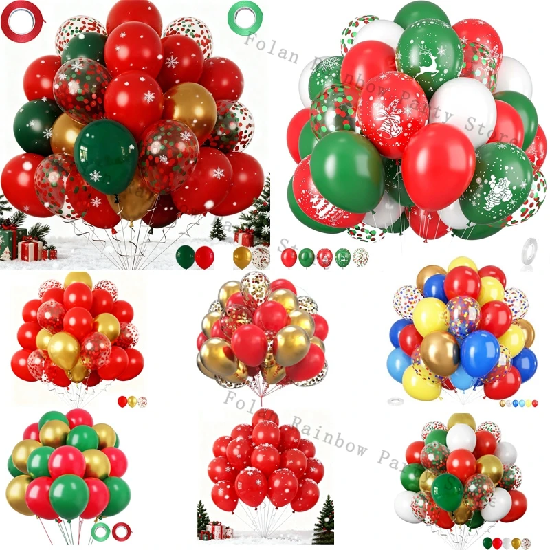 30PCS Red Green Bal…