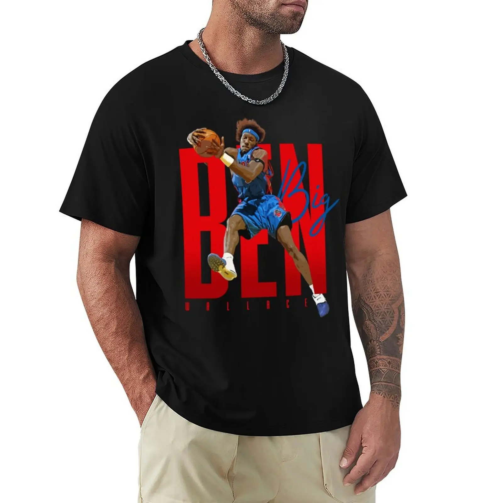 Ben Wallace T-Shirt Trendy Casual Short Sleeve Shirt