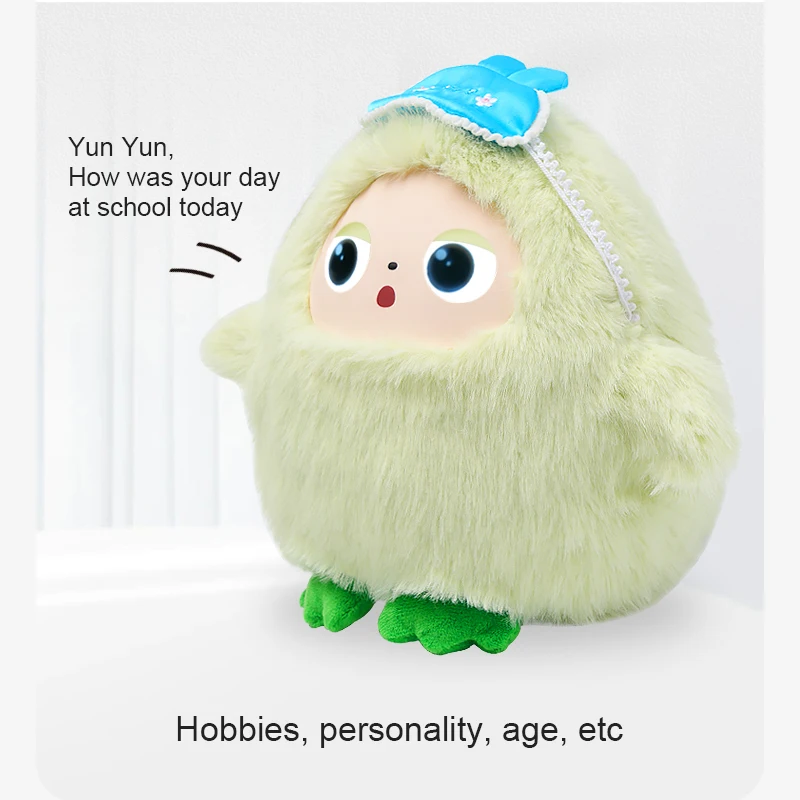 Ledoudou ai quebra-cabeça inteligente brinquedos educativos acompanhar crianças na educação precoce interagir e conforto brinquedos de pelúcia crianças presentes