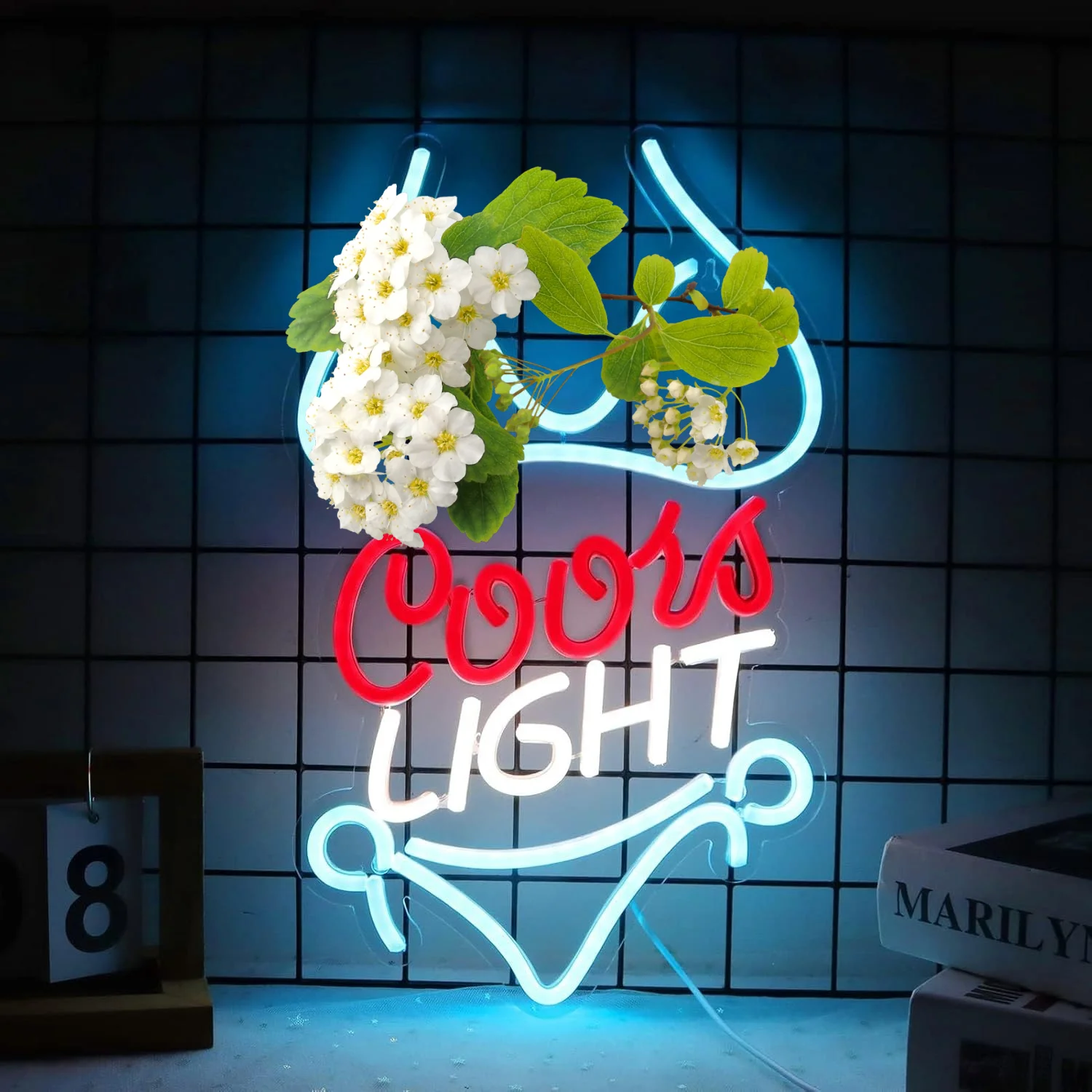 Home Decor Lighting Brands - Coors Light Neon Tabela LED Gece