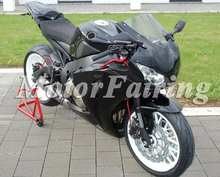 4Gifts Nuovi kit di carenature per moto in ABS adatti per HONDA CBR1000RR 2008 2009 2010 2011 08 09 10 11 Personalizzato Nero