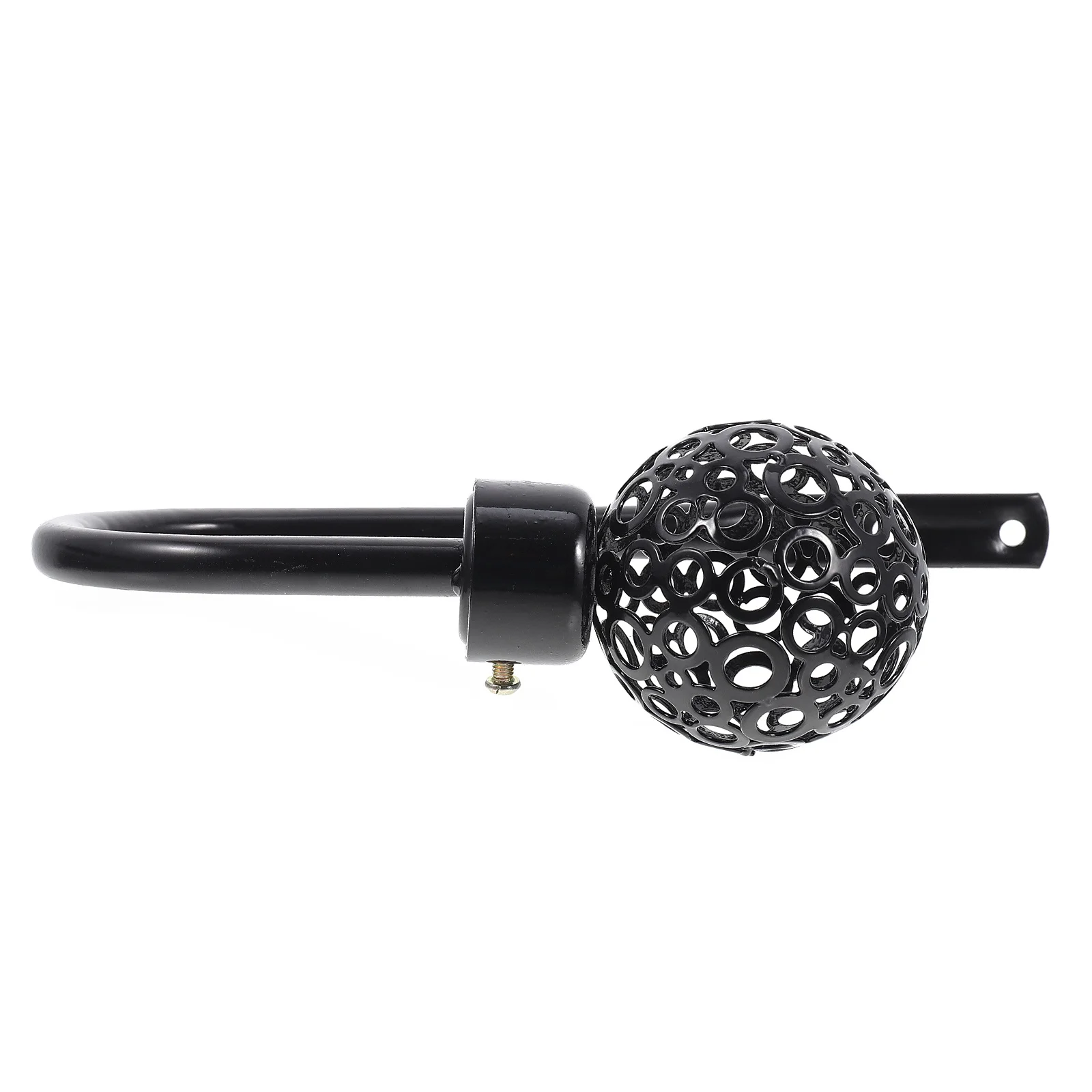 ستارة حائط Holdbacks رباط خلفي مزخرف مادة حديدية تدوم بسهولة مفتوحة وإغلاق الستائر خطاف ستارة المنزل #3