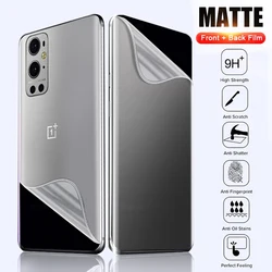 3Pcs Matte Soft Hydrogel Film For Oneplus 7 7T 8 8T 9 10 11 11R 12 12R 13 13R Ace 2 3 5 Pro Screen Protector Anti Fingerprint