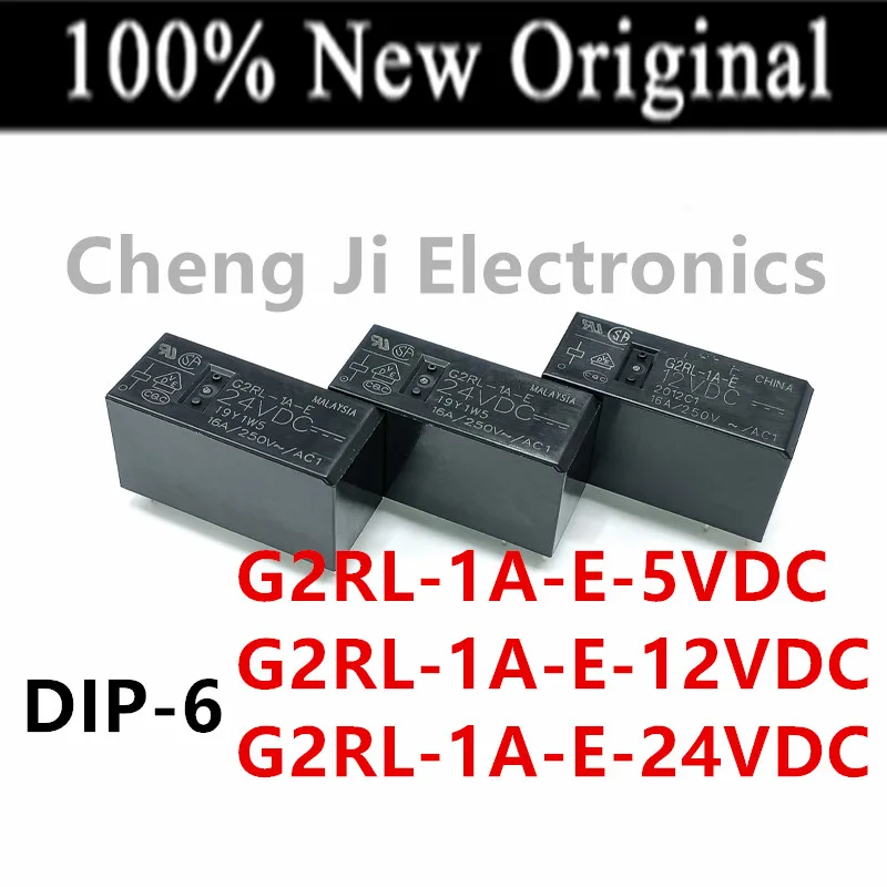 

5-10PCS/Lot G2RL-1A-E-5VDC 、G2RL-1A-E-12VDC 、G2RL-1A-E-24VDC DIP-6 New Original Electromechanical Relay G2RL-1A-E-DC12V