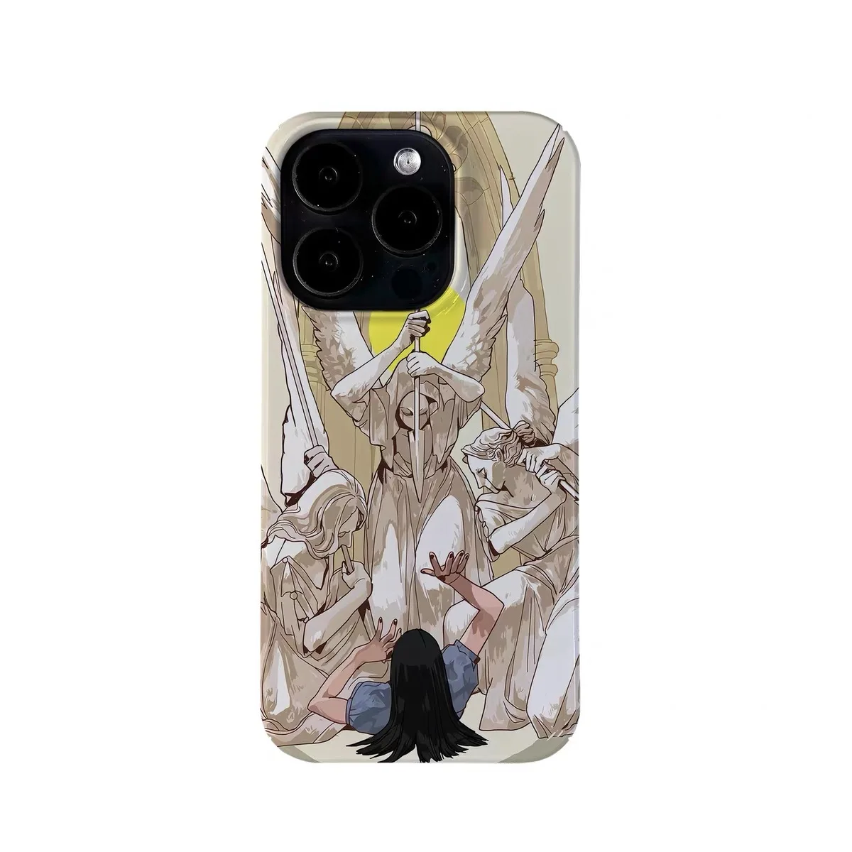 

Чехол Ins Korean Anime Sanctions для IPHONE 17 16ProMax 15 14 13 12 11 PRO 16 Plus, акриловый ТПУ, два в одном, магнитные чехлы для телефонов