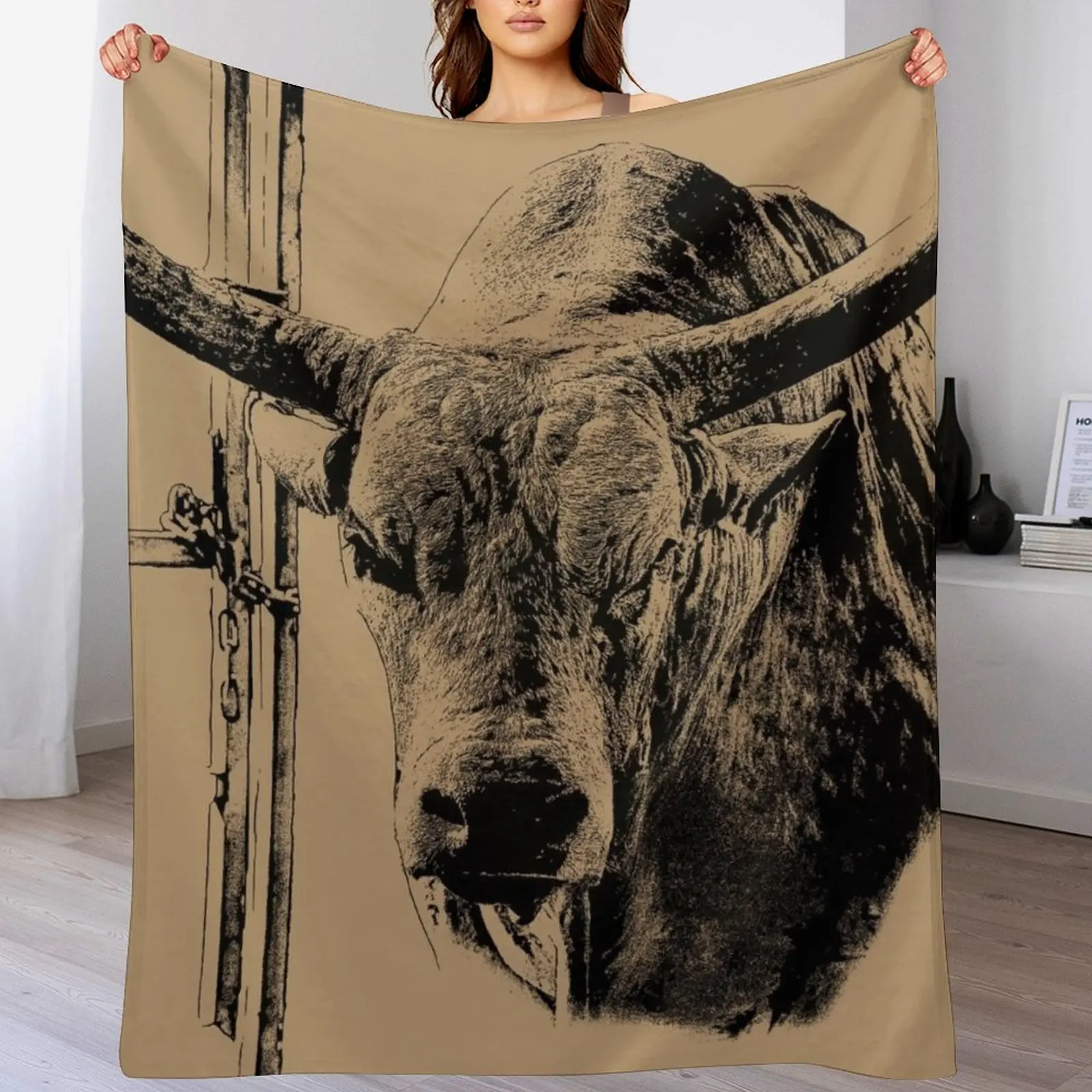 

RODEO BULL, DESIGNS FOR BULL RIDERS AND RODEO BULL FIGHTERS Throw Blanket Weighted wednesday Winter beds Comforter Blankets