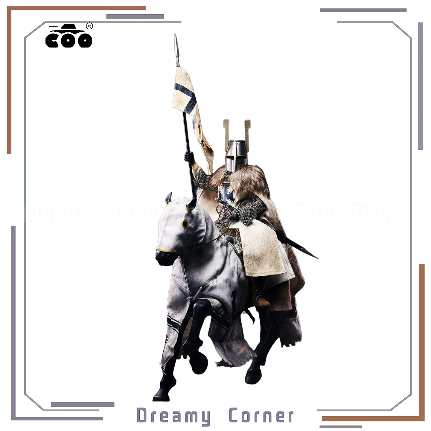 

【В наличии】Оригинальный COOMODEL SE135 SE136 SE137 Teutonic Knights ‌ Фигурка Guardian of The Holy Land COMMANDER 1/6, модель в подарок