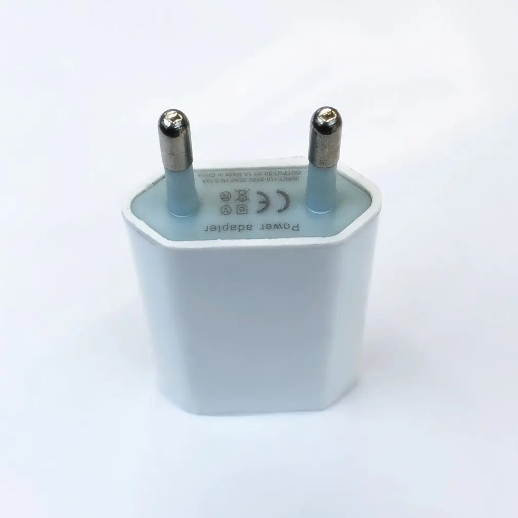 Universal USB AC EU Power Adapter ชาร์จ Charger Adapter สำหรับโทรศัพท์5V 1A แหล่งจ่ายไฟสำหรับ MP3 MP4กล้อง
